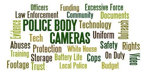 police body camera word cloud