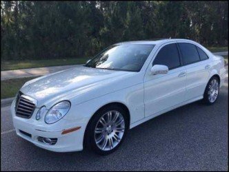 White Mercedes