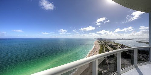 view from beach condo