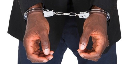 black male handcuffs