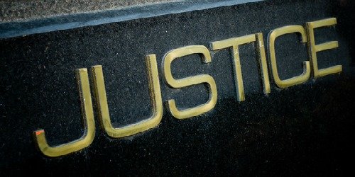 justice sign