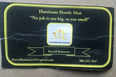 Russell Bannister business card