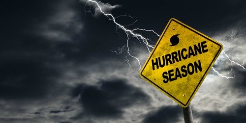 Hurricane season sign sky